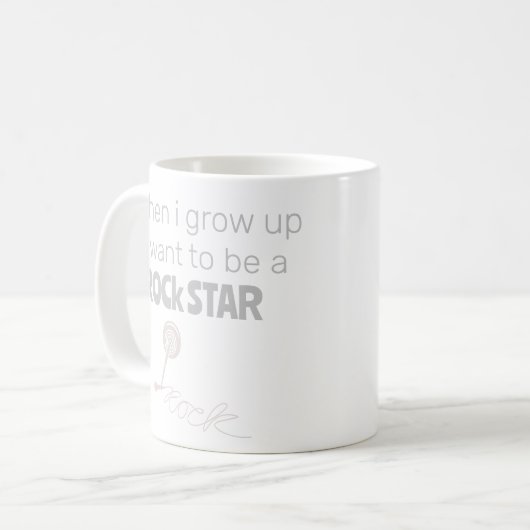 Future Rock Star Coffee Tasse (Vorderseite Links)