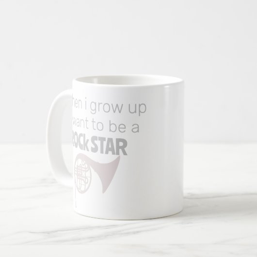 Future Rock Star Coffee Tasse (Vorderseite Links)