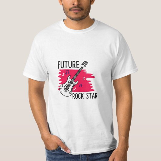 "Future Rock Star Graphic T - Shirt Design" (Vorderseite)
