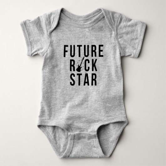 Future Rock Star Music Baby T - Shirt (Vorderseite)