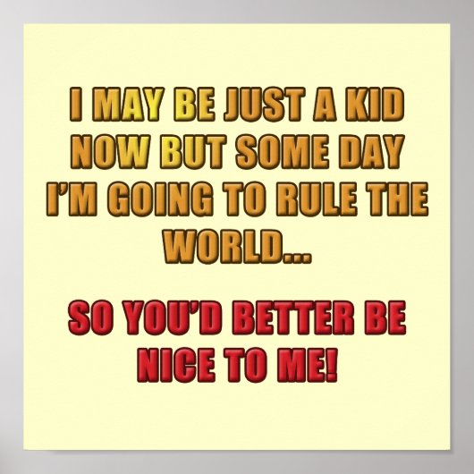 Future Ruler Poster (Vorne)