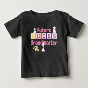 Future Schach Großmeister Niedlich Baby T-shirt