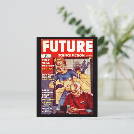 Future Science Fiction 06 (UK)_Pulp Art Postkarte (Stehend Vorderseite)