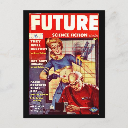 Future Science Fiction 06 (UK)_Pulp Art Postkarte (Vorderseite)