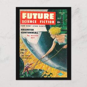 Future Science Fiction 35 [1958-02.Columbia]_Pulp Postkarte
