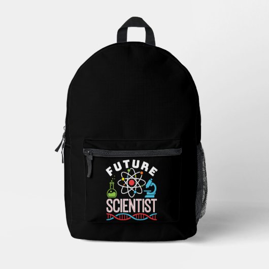 Future Scientiscience Lover Bedruckter Rucksack (Vorderseite)