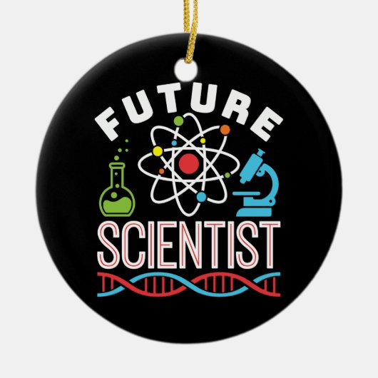 Future Scientiscience Lover Keramik Ornament (Vorne)