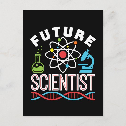 Future Scientiscience Lover Postkarte (Vorderseite)