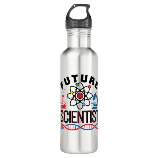 Future Scientiscience Lover STEM Edelstahlflasche (Vorderseite)