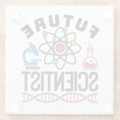 Future Scientiscience Lover STEM Glasuntersetzer (Rückseite)