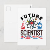 Future Scientiscience Lover STEM Postkarte (Vorne/Hinten)