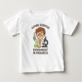 Future Scientist - Experiment in Progress Baby T-shirt (Vorderseite)