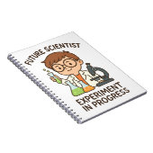 Future Scientist - Experiment in Progress Notizblock (Rechte Seite)