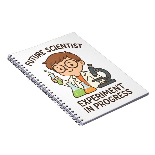 Future Scientist - Experiment in Progress Notizblock (Rechte Seite)