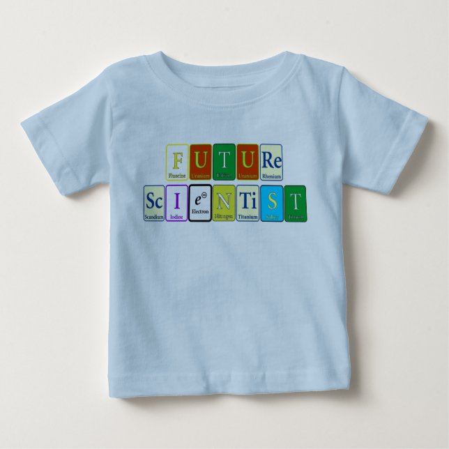 Future Scientist Romper Baby T-shirt (Vorderseite)