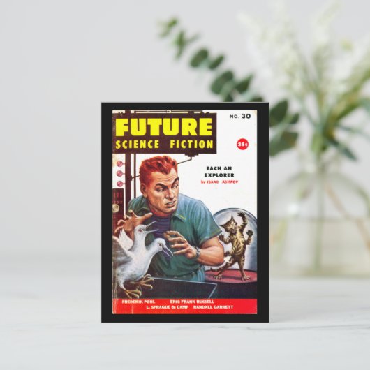 Future September 1956_Pulp Art Postkarte (Stehend Vorderseite)