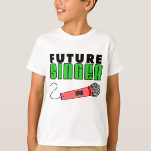 Future Singer Pink Microphon T-Shirt