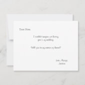 Future Sister | Bridesmaid Matron of Honor Einladung (Rückseite)