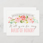 Future Sister | Bridesmaid-Trauzeugin Einladung (Vorne/Hinten)