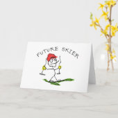 Future Skier Karte (Gelbe Blume)