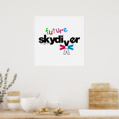 Future Skydiver Poster (Küche)