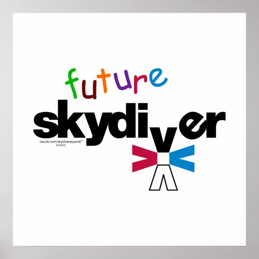 Future Skydiver Poster (Vorne)