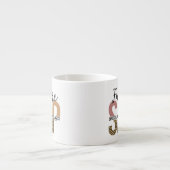 Future SLP Speech Pathologe Leopard Print Espressotasse (Vorderseite)