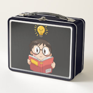 Future Smartypants Graphic Zurück zur Schule Metall Brotdose