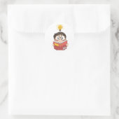 Future Smartypants Graphic | Zurück zur Schule Runder Aufkleber (Tasche)