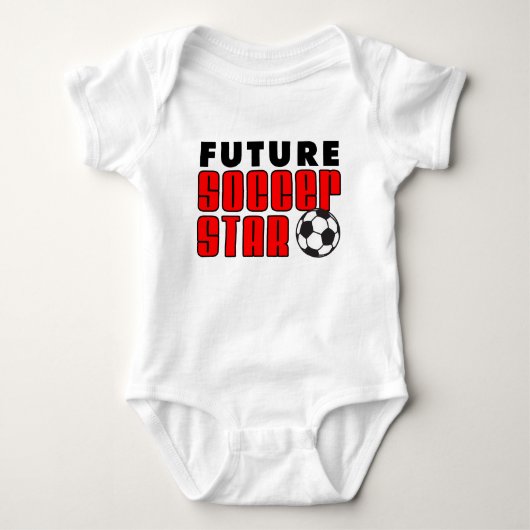 Future Soccer Star Baby Strampler (Vorderseite)