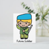 Future Soldier Postkarte (Stehend Vorderseite)