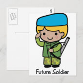 Future Soldier Postkarte (Vorne/Hinten)