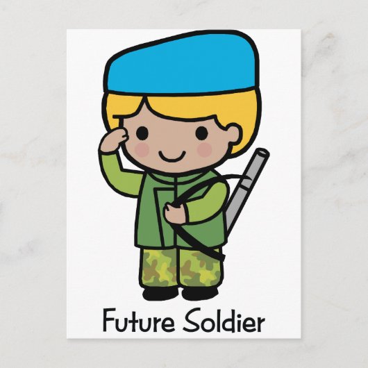 Future Soldier Postkarte (Vorderseite)