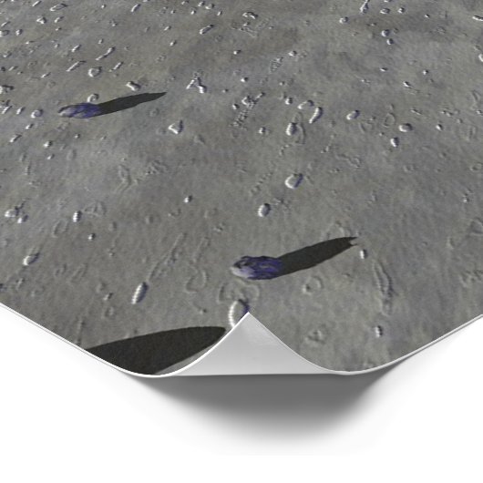 Future space exploration missions 13 poster (Ecke)