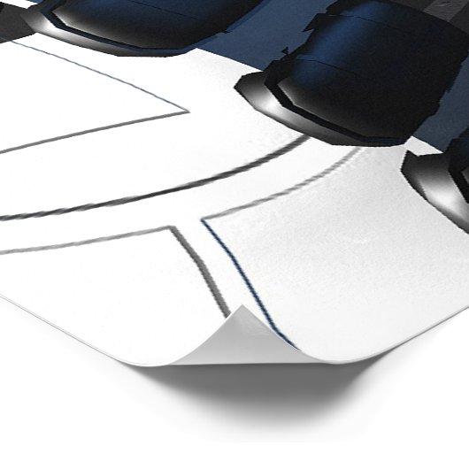 Future space exploration missions 8 poster (Ecke)