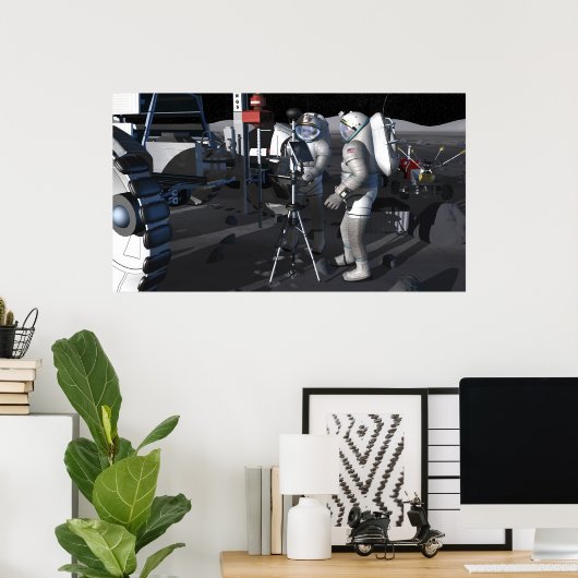 Future space exploration missions 8 poster (Heimbüro)