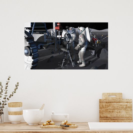 Future space exploration missions 8 poster (Küche)