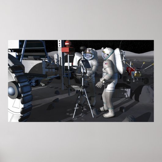 Future space exploration missions 8 poster (Vorne)