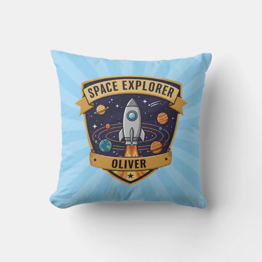 Future Space Explorer Kissen (Vorderseite)