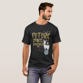 Future Space Explorer Llama Astronaut Fun Niedlich T-Shirt (Vorne ganz)