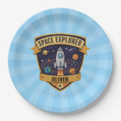 Future Space Explorer Pappteller (Vorderseite)