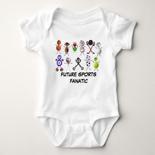Future Sports Fanatic Baby Strampler (Vorderseite)
