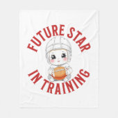 Future Star Baby Football Fleece Blanket (Vorderseite)