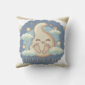 Future Star - Dreamy Baby Footprints Kissen (Rückseite)