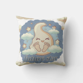 Future Star - Dreamy Baby Footprints Kissen