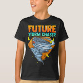 Future Storm Chaser Tornado Hurricane & Thundersto T-Shirt (Vorderseite)