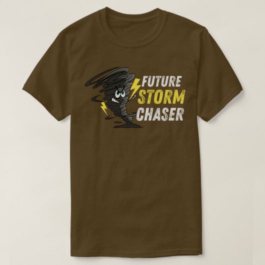 Future Storm Weather Chaser Tornado Kinder T-Shirt (Design vorne)