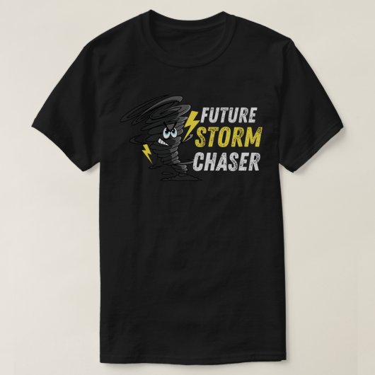 Future Storm Weather Chaser Tornado Kinder T-Shirt (Design vorne)