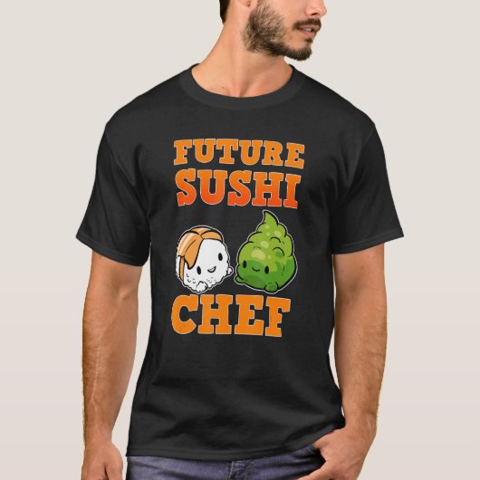 Future Sushi Koch T-Shirt (Vorderseite)