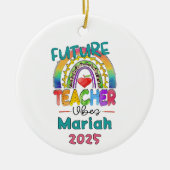 Future Teacher Christmas Ornament (Vorne)
